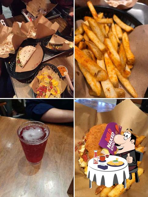 Cheese plate at Taco Bell