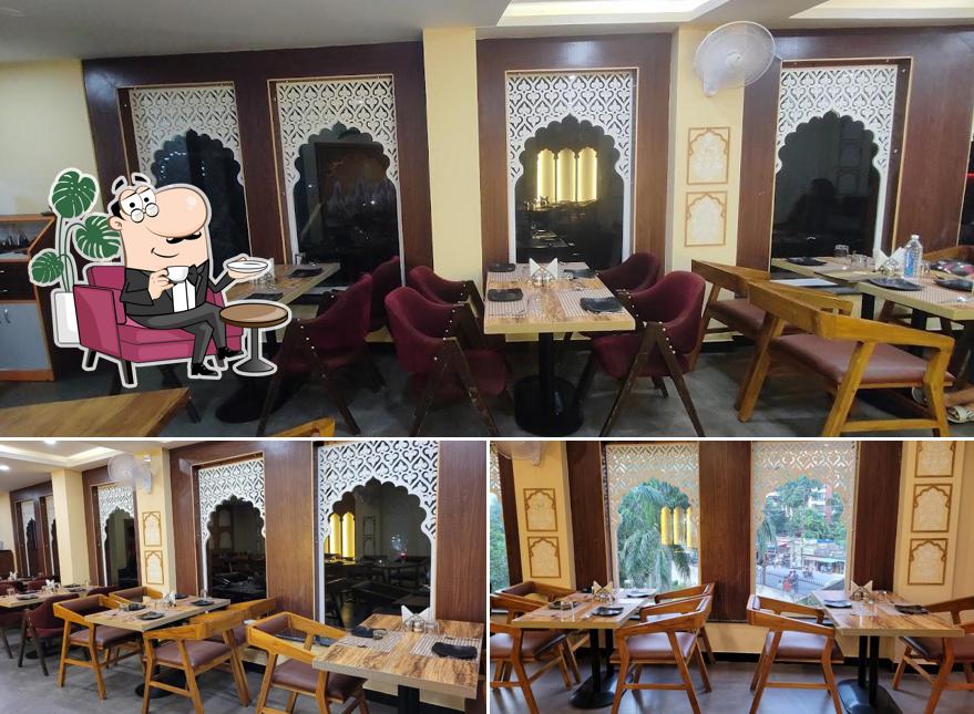 The interior of Biryani Darbar