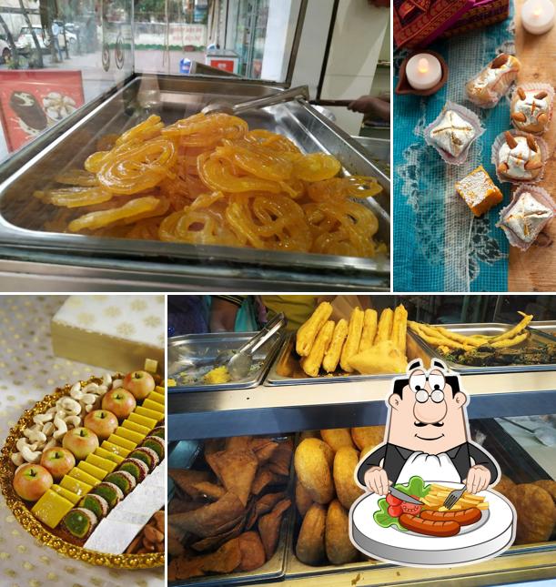 Food at Bikaner sweets