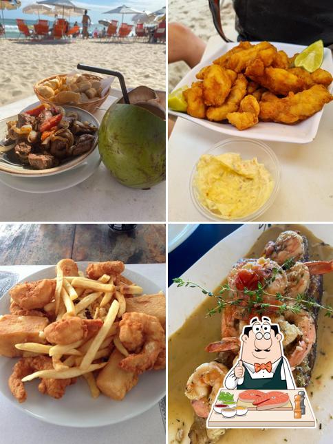 Peixe e fritas em Badauê Unidade Maresias