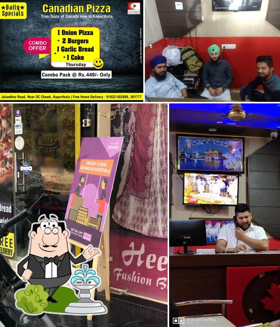 The exterior of Canadian Pizza and Burger