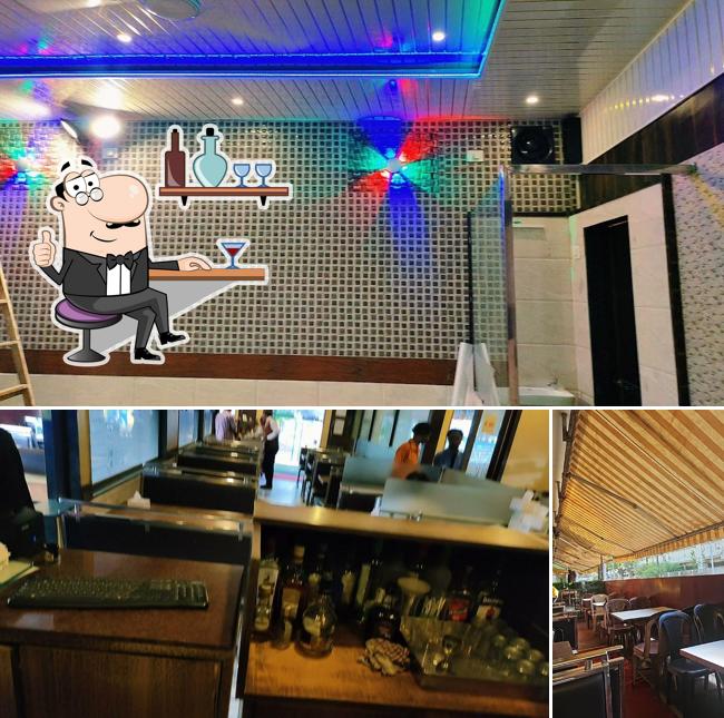 The interior of New Modern Family Resturant And Bar