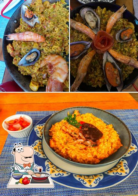 Paella em Thalassa Peruibe