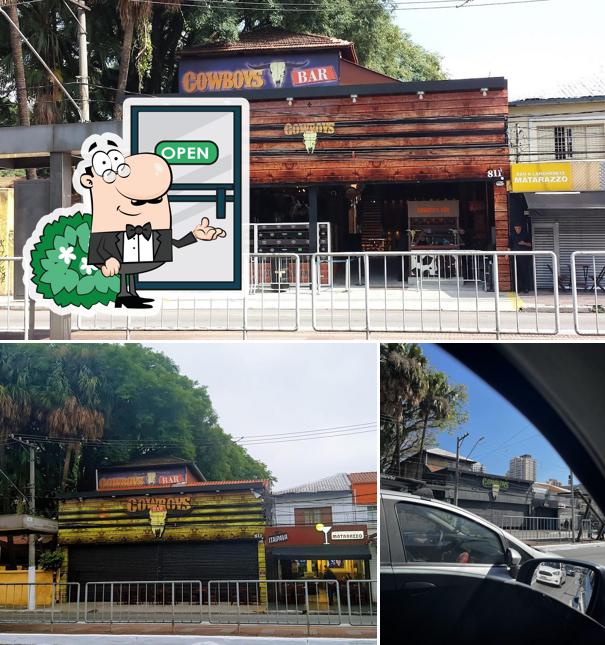 O exterior do Cowboys Bar