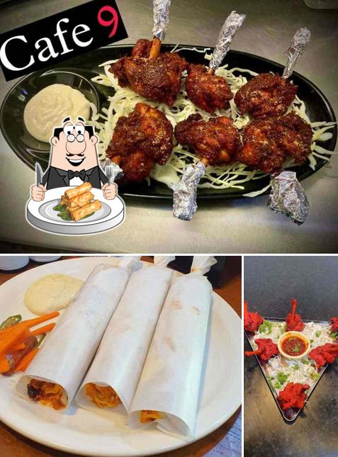 Spring rolls at Cafe 9