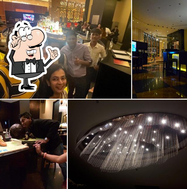 Take a seat at one of the tables at Tease