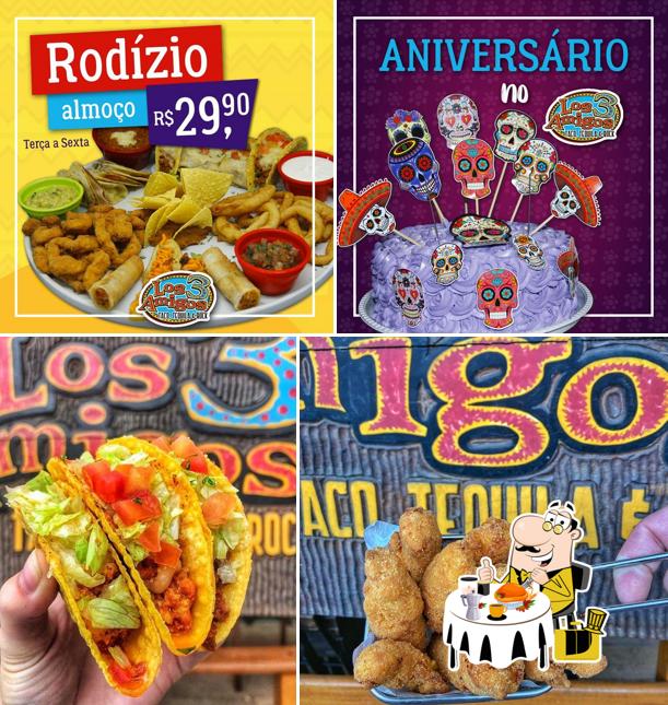 Comida em Los 3 Amigos