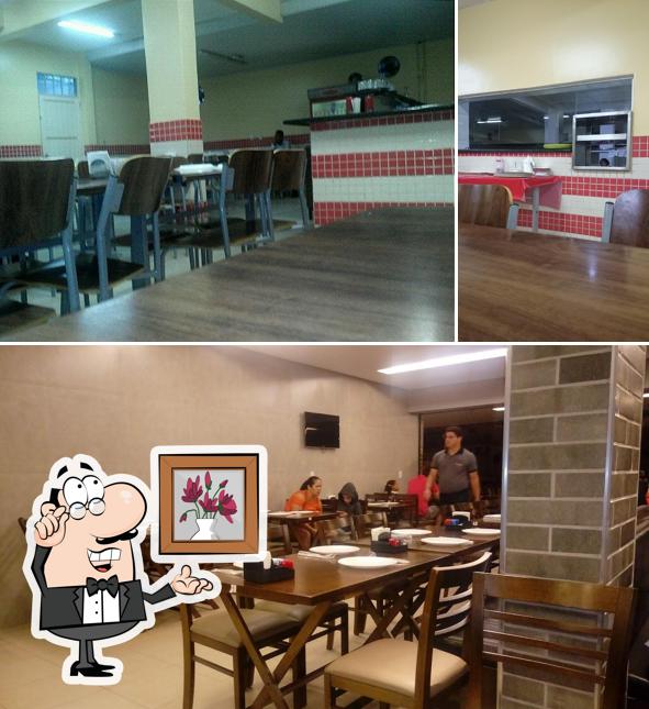 O interior do Pizzaria Tarantela