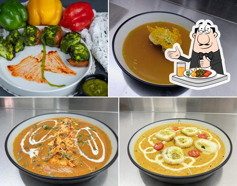 Food at The Pink Door restaurant , Kudasan, Gandhinagar