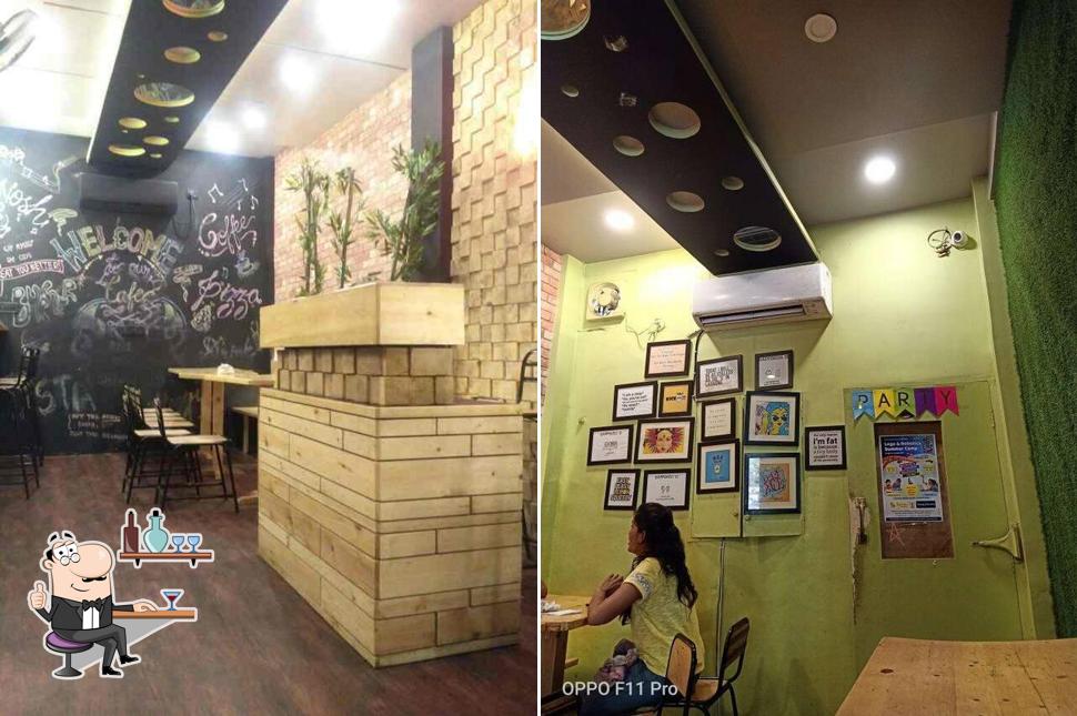 Take a seat at one of the tables at Nosh