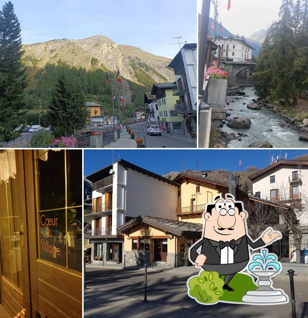 Puoi goderti l'aria fresca dal dehors di Hotel Coeur Du Village