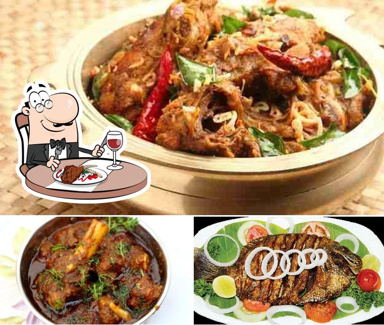 Hotel Mayur Garden Bedag offers meat meals