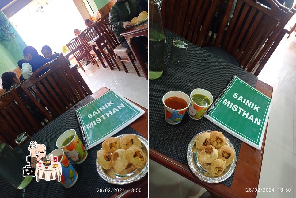 Food at Sanik misthan sweet shop