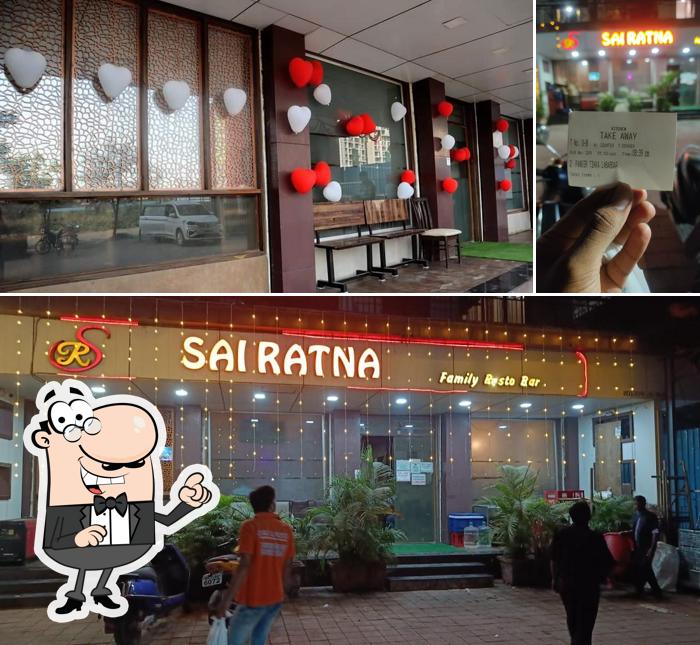 Take a look at the picture showing exterior and food at Sai Ratna - Family Restaurant and Bar