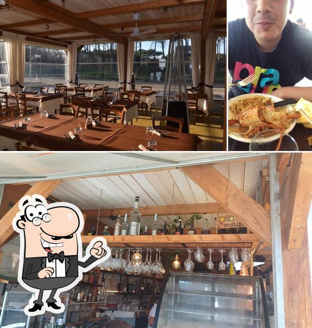 Gli interni di Lo Chalet Ristorante Wine & Bar