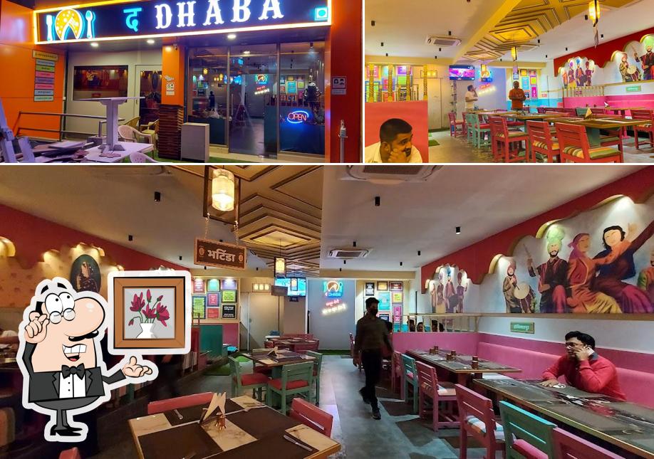 The interior of The Dhaba