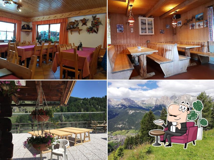 Siediti a un tavolo di Rifugio Buffaure