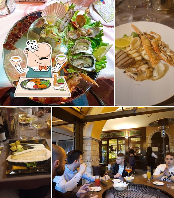 Scampi al Ristorante Caffè Italia