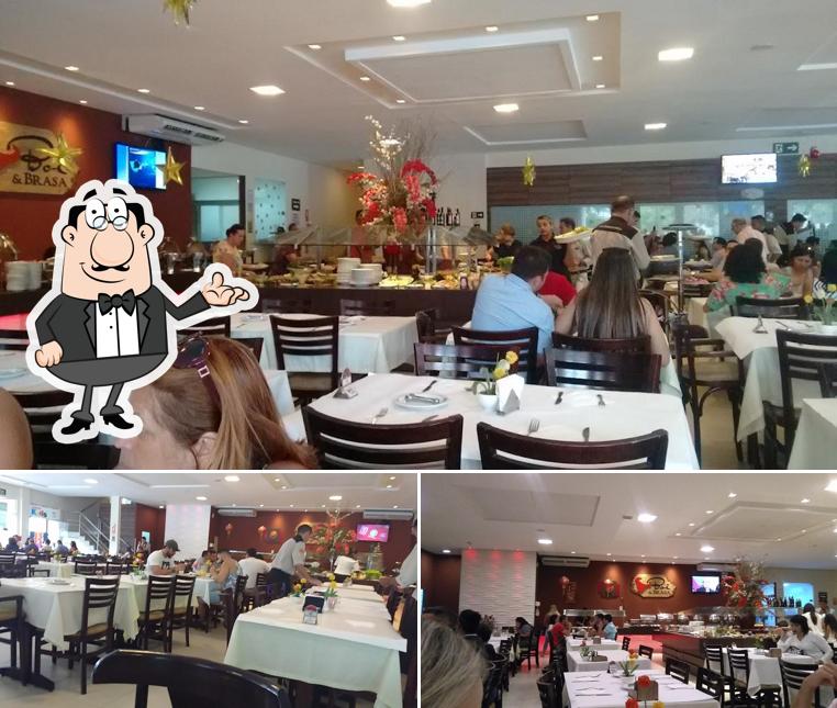 O interior do Boi e Brasa Churrascaria Campina Grande