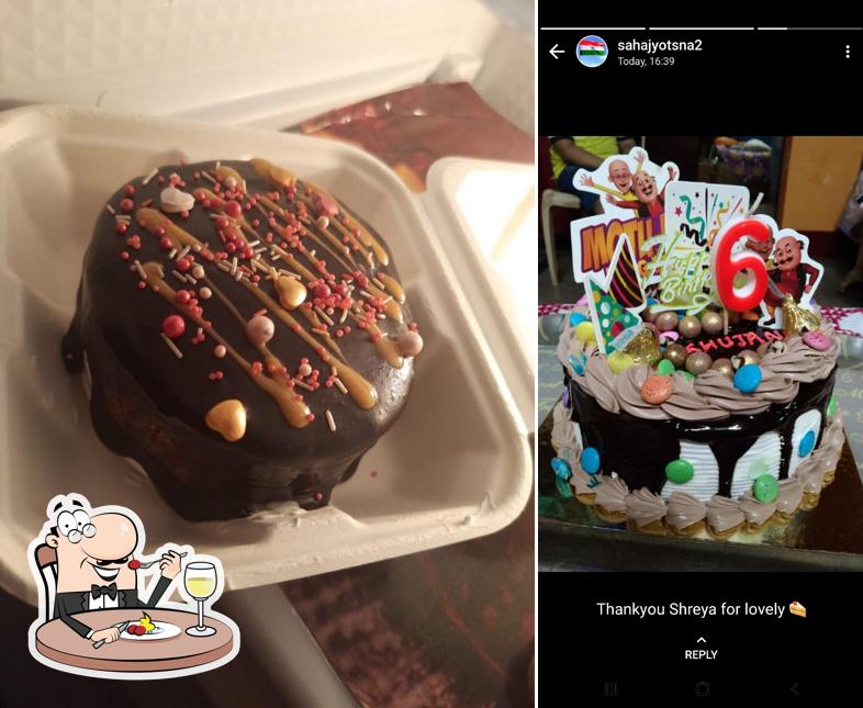 Food at Shreya's Cake Point