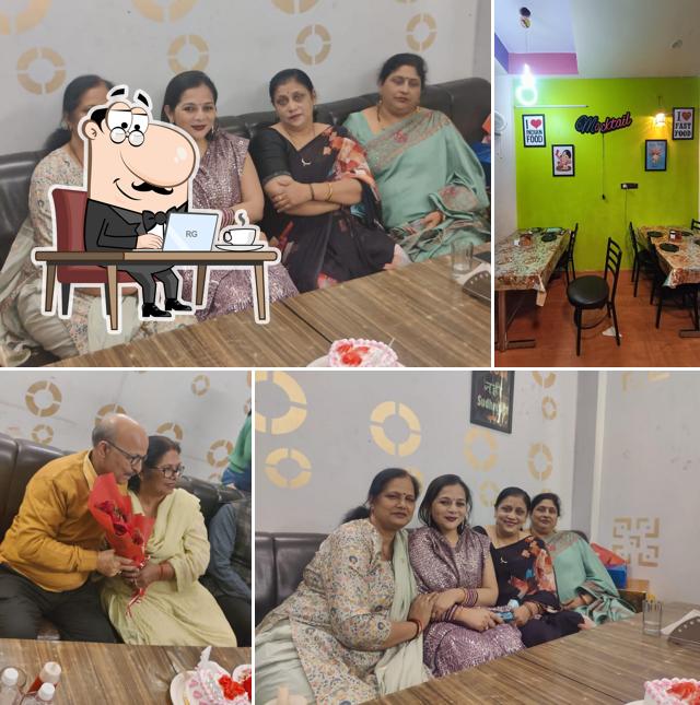 The interior of Shree Krishna Restaurant