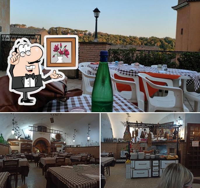 Gli interni di L ' Antica Grotta