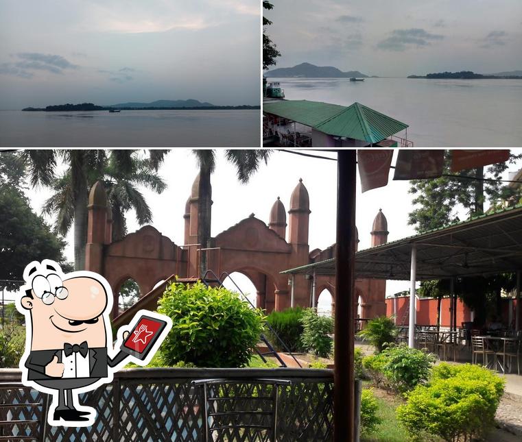 Enjoy the view at the outside area of Anamika Restaurant