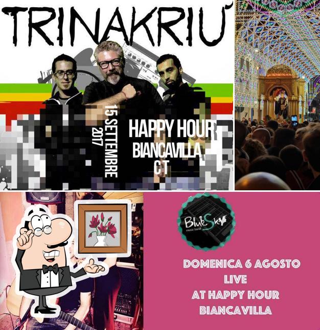 Gli interni di happy hour