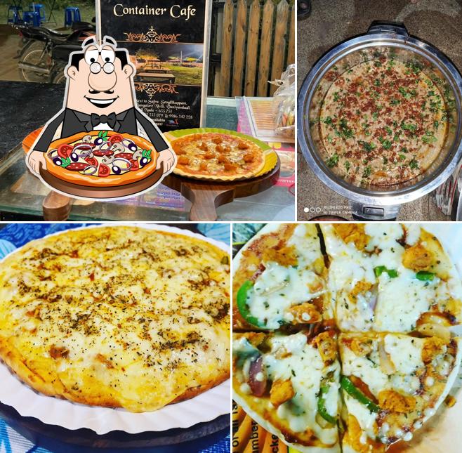 Order various types of pizza