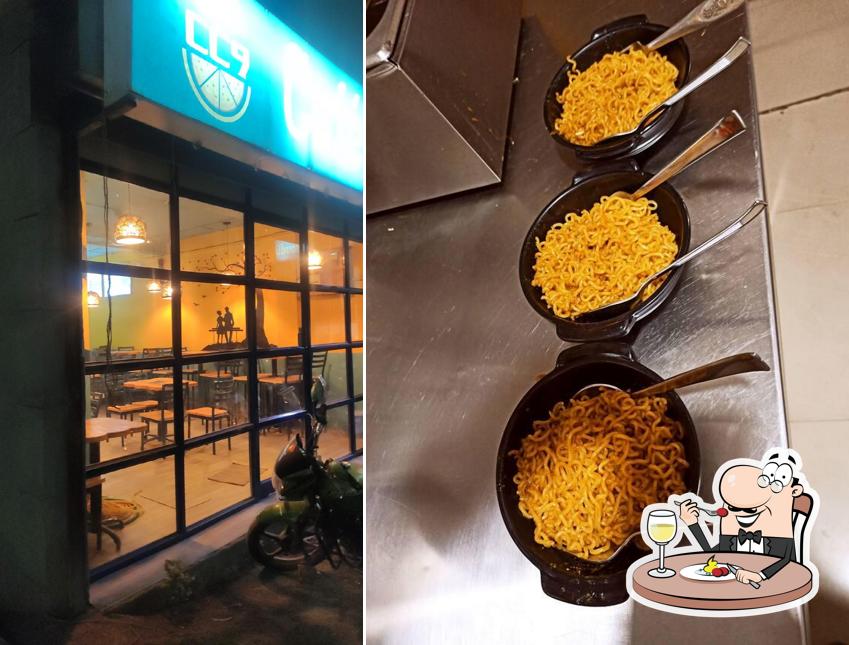 Food at Cafe Cloud 9