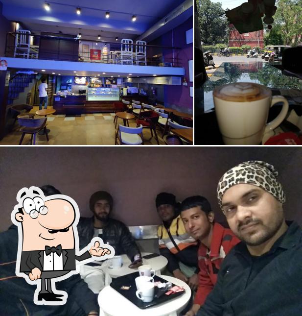 The interior of Cafe Coffee Day