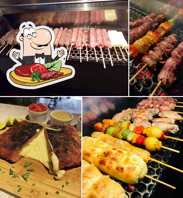 Prove pratos de carne no Casavéia Bebidas E Espetos