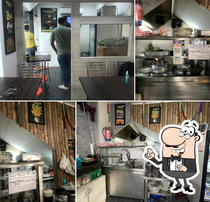 The interior of Om Bhatura Co