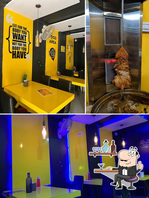 The interior of Zwarma Mancherial