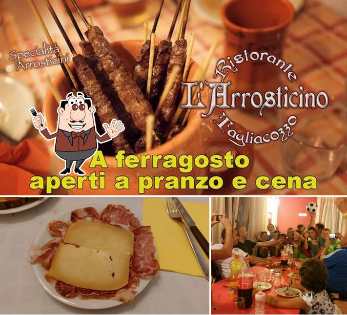 La immagine di cibo e tavolo da pranzo da Ristorante L'Arrosticino Tagliacozzo
