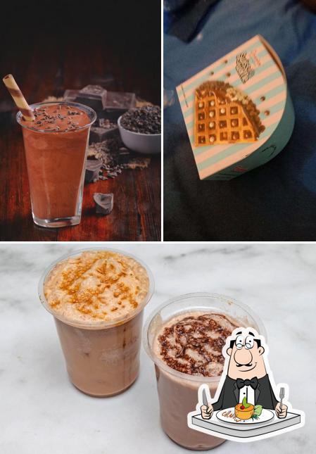 Chocolate mousse at Santushti Shakes & More