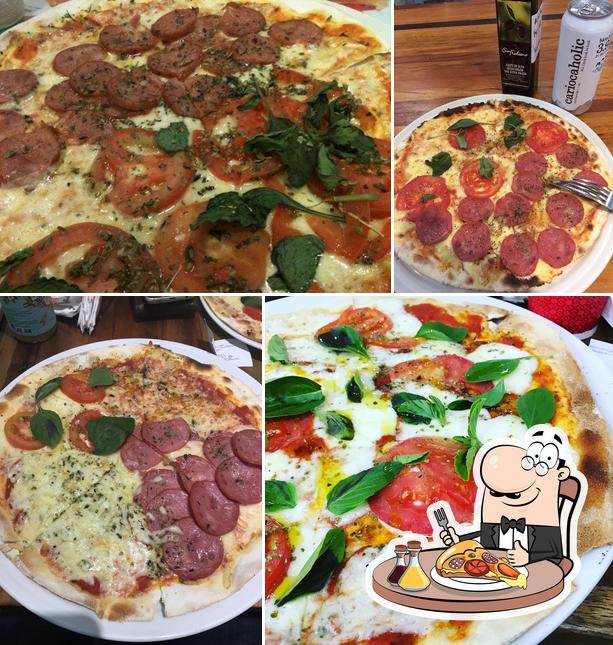 Peça diferentes estilos de pizza