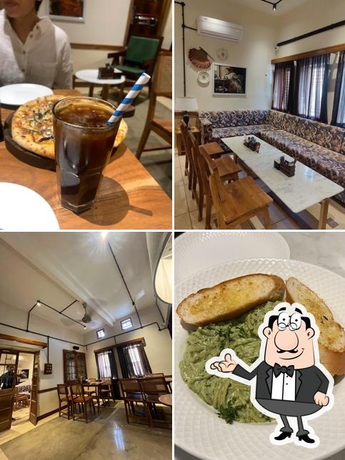 Take a seat at one of the tables at The Caffeine Ministry