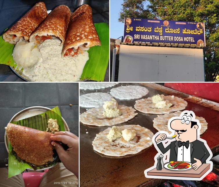 Meals at Sri Vasantha Benne Dose Hotel