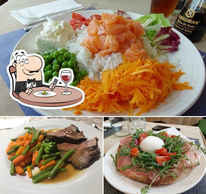 Cibo al Ristorante Les Amis