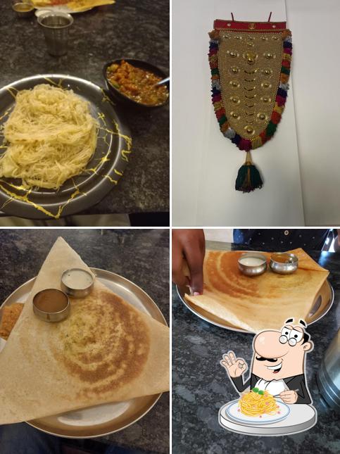 Spaghetti carbonara at Amma's Udupi Veg Restaurant