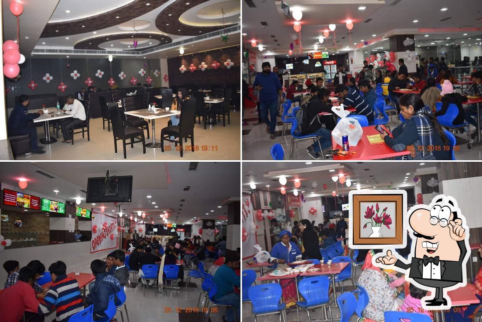 Take a seat at one of the tables at Billion Spice Food Court