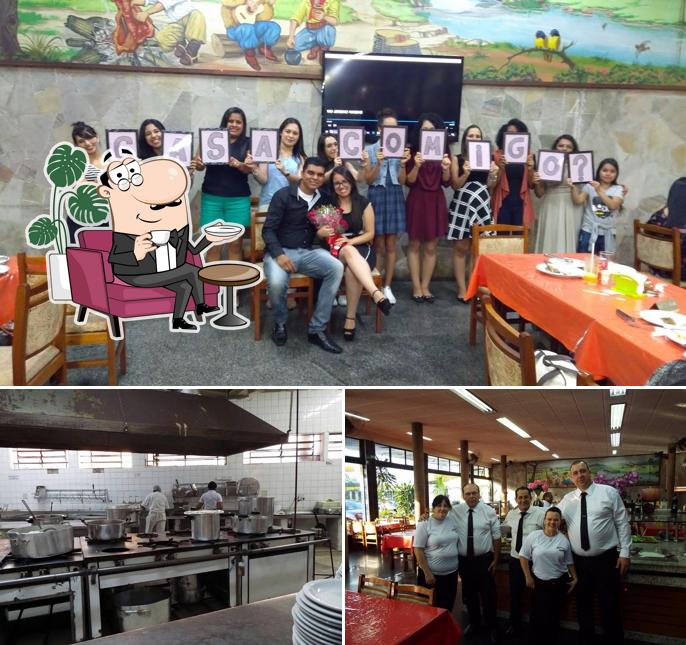 O interior do Churrascaria Cumbica