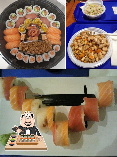 Ordina le diverse opzioni di sushi