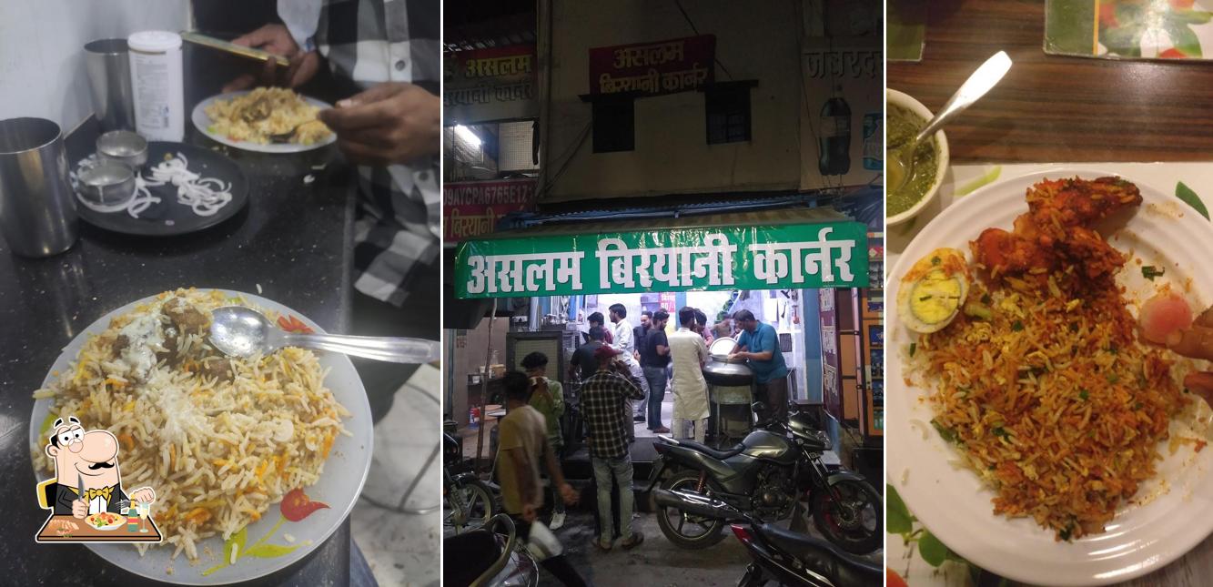 Meals at Aslam Biryani Corner