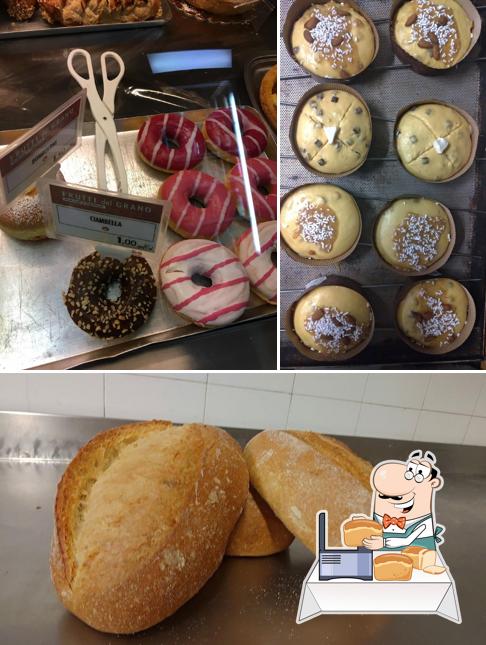 Pane all'aglio al Panetteria I frutti del grano