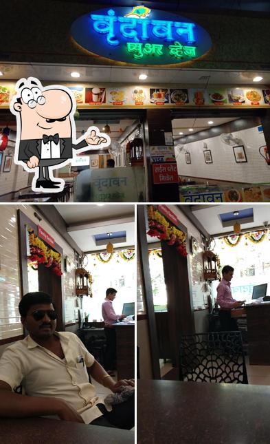 The interior of Hotel New Vrindavan