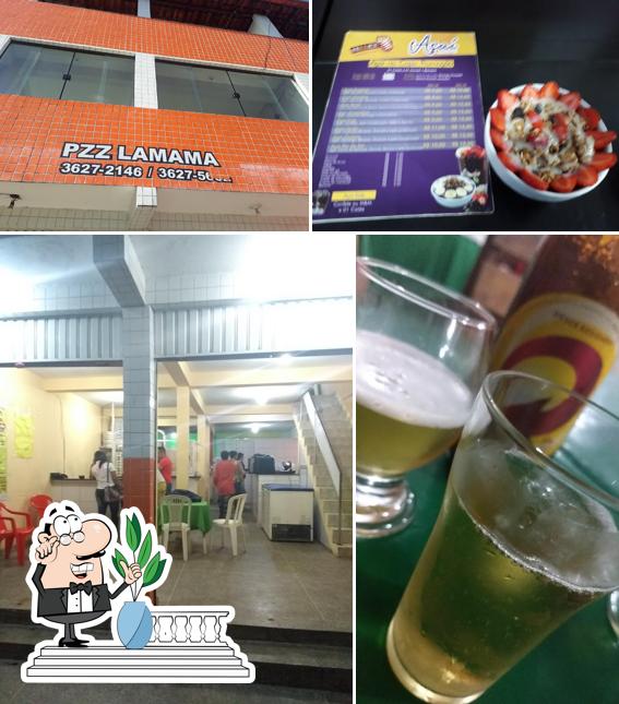 O exterior do Lamama Pizzaria