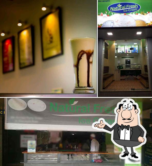 The interior of Natural Fresh Ice Cream