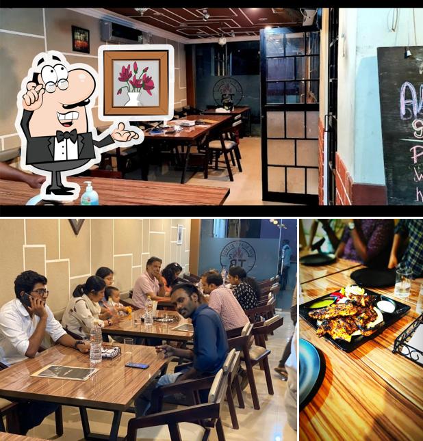 Take a seat at one of the tables at The Beirut Blends